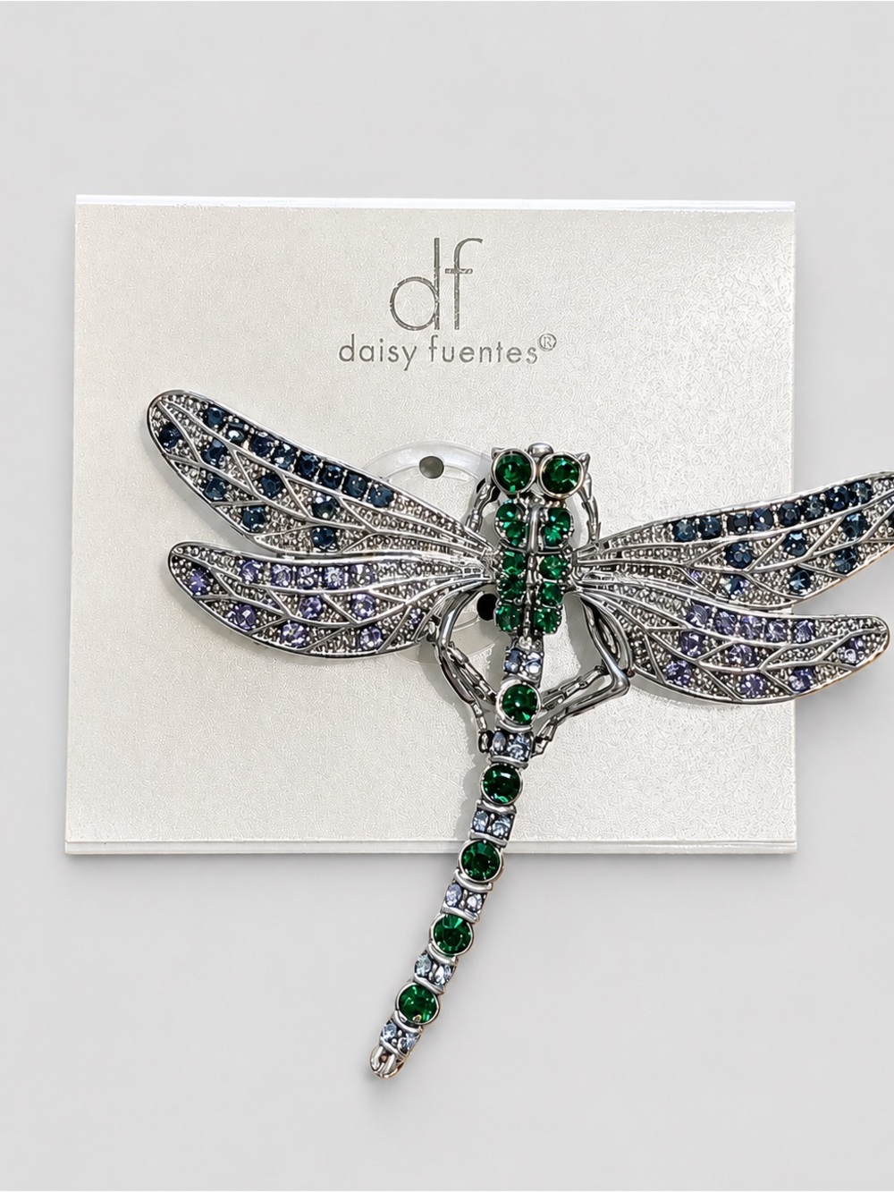 Daisy Fuentes Crystal Dragonfly Brooch